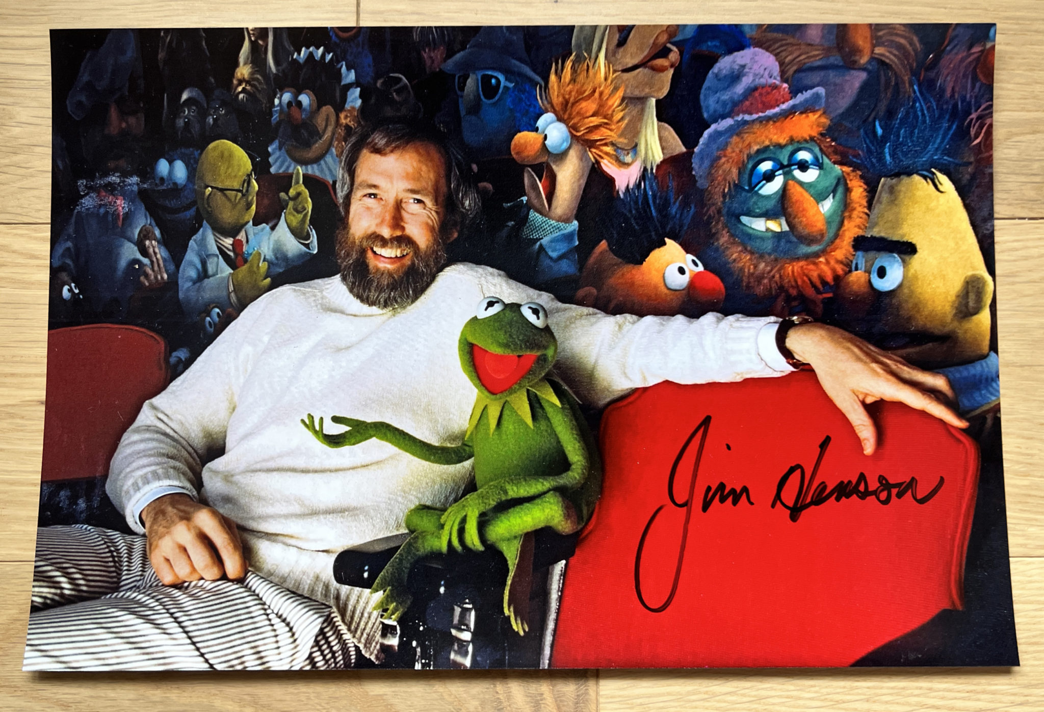 Jim Henson Signed Autographed Photo Muppets Sesame Street