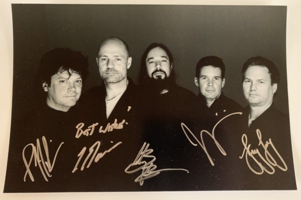 The Tragically Hip band signed autographed 8×12 photo photograph Gord Downie Prime Autographs - Top Celebrity Signatures Celebrity Signatures