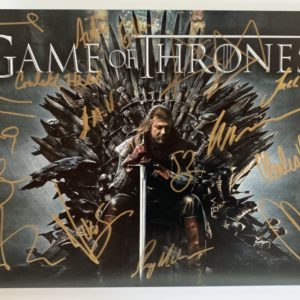 Game of Thrones cast signed photo Harington Emilia Clarke Prime Autographs - Top Celebrity Signatures Celebrity Signatures