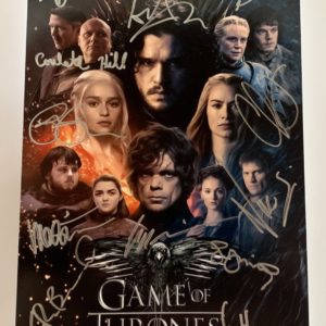 Game of Thrones cast signed autographed photo Harington Prime Autographs - Top Celebrity Signatures Celebrity Signatures