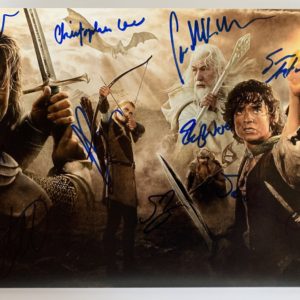 The Lord of the Rings cast signed autographed photo McKellen Prime Autographs - Top Celebrity Signatures Celebrity Signatures