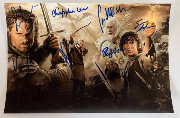 The Lord of the Rings cast signed autographed photo McKellen Prime Autographs - Top Celebrity Signatures Celebrity Signatures