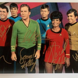 Star Trek 1966 cast signed autographed 8×12 photo Shatner Prime Autographs - Top Celebrity Signatures Celebrity Signatures