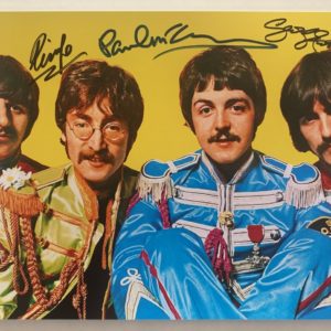 The Beatles signed autographed photo Paul McCartney George Harrison Ringo Starr Prime Autographs - Top Celebrity Signatures Celebrity Signatures