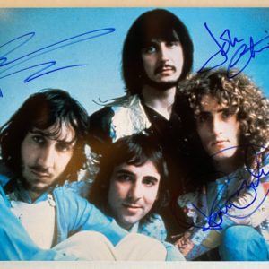 The Who band signed autographed 8×12 photo Pete Townshend Roger Daltrey John Entwistle Prime Autographs - Top Celebrity Signatures Celebrity Signatures