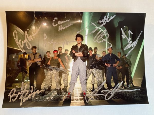 Aliens 1986 cast signed autographed 8×12 photo Weaver Paxton Prime Autographs - Top Celebrity Signatures Celebrity Signatures