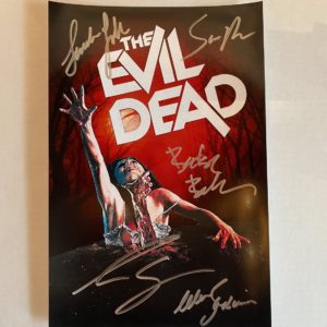 The Evil Dead cast signed autographed photo Bruce Campbell Prime Autographs - Top Celebrity Signatures Celebrity Signatures