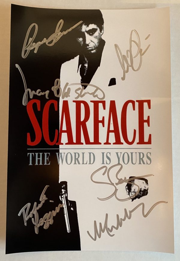 Scarface cast signed autographed 8×12 photo Pacino Pfeiffer Prime Autographs - Top Celebrity Signatures Celebrity Signatures