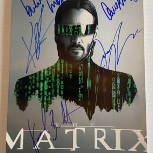 The Matrix 4 Resurrections Reeves cast autographed photo Prime Autographs - Top Celebrity Signatures Celebrity Signatures