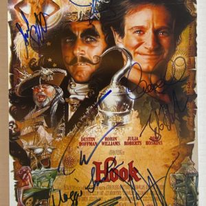 HOOK cast signed autographed 8×12 photo Williams Hoffman Prime Autographs - Top Celebrity Signatures Celebrity Signatures