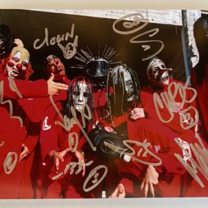 Slipknot band signed autographed 8×12 photo photograph Paul Gray Corey Taylor Joey Jordison Prime Autographs - Top Celebrity Signatures Celebrity Signatures