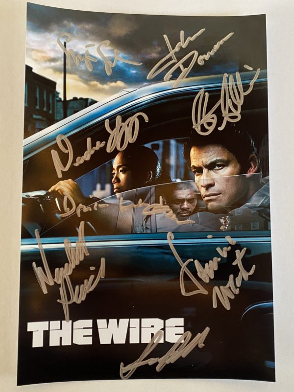 The Wire cast signed autographed 8×12 photo Dominic West Prime Autographs - Top Celebrity Signatures Celebrity Signatures