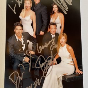 FRIENDS cast signed autographed 8×12 photo Jennifer Aniston Prime Autographs - Top Celebrity Signatures Celebrity Signatures