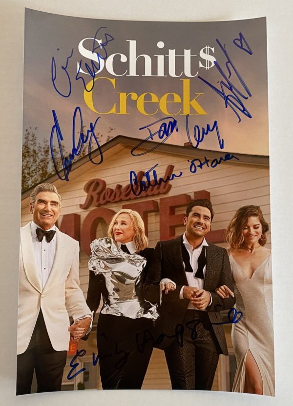 Schitt’s Creek cast signed autographed 8×12 photo Levy Prime Autographs - Top Celebrity Signatures Celebrity Signatures