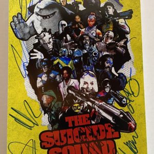 The Suicide Squad 2 cast signed autograph 8×12 photo Robbie Prime Autographs - Top Celebrity Signatures Celebrity Signatures