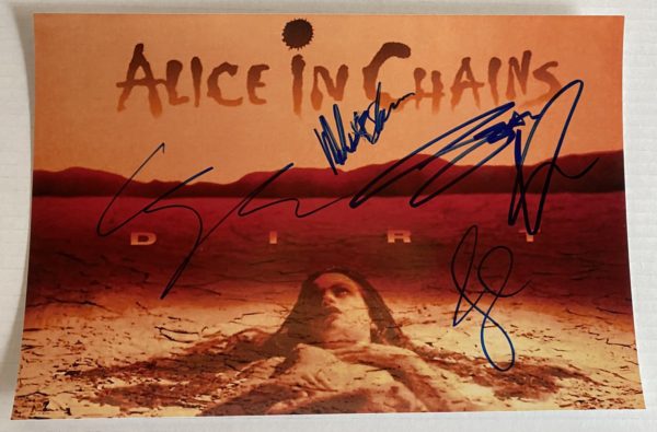 Alice in Chains Layne Staley band signed autographed 8×12 photo photograph autographs Prime Autographs - Top Celebrity Signatures Celebrity Signatures