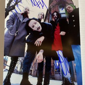 Marilyn Manson original band signed autographed 8×12 photo photograph Brian Warner autographs Prime Autographs - Top Celebrity Signatures Celebrity Signatures