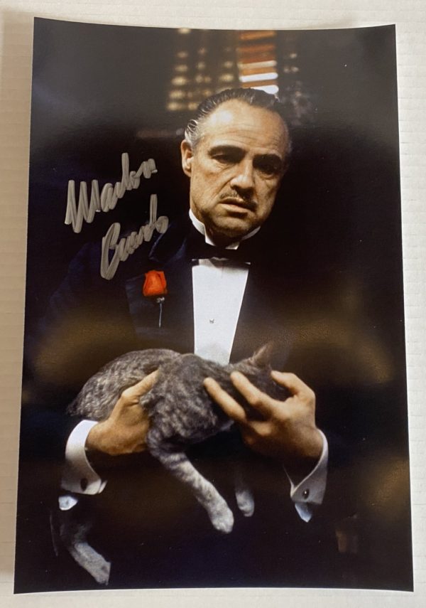 Marlon Brando The Godfather signed autographed 8×12 photo Prime Autographs - Top Celebrity Signatures Celebrity Signatures