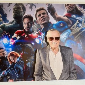 Stan Lee signed autographed 8×12 photo MARVEL The Avengers Prime Autographs - Top Celebrity Signatures Celebrity Signatures