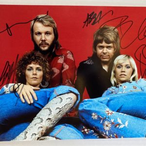 ABBA band signed autographed 8×12 photo Agnetha Faltskog photograph autographs Prime Autographs - Top Celebrity Signatures Celebrity Signatures