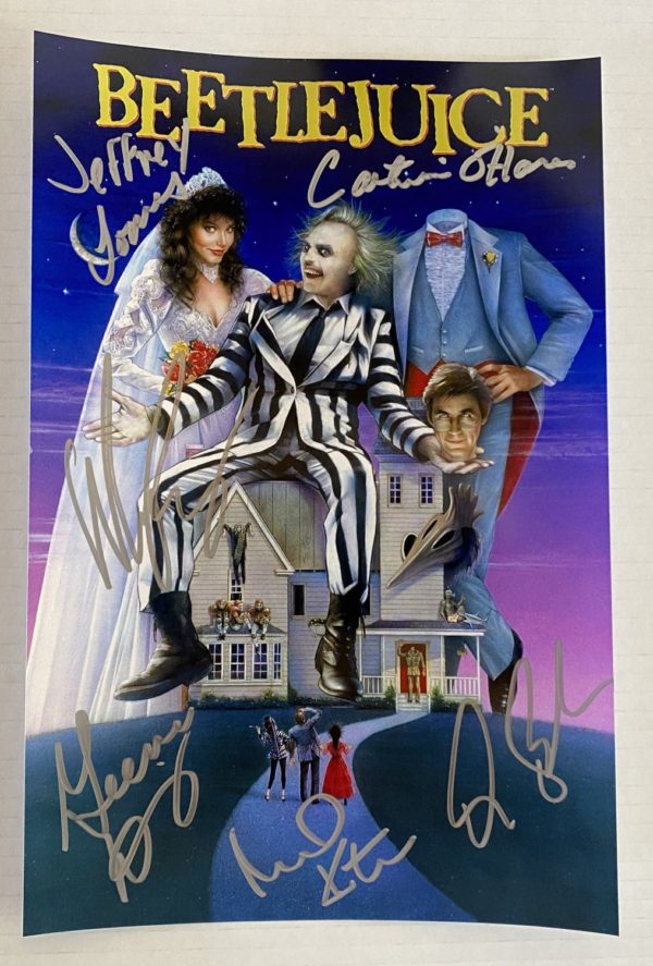 Beetlejuice cast signed autographed 8×12 photo Ryder Keaton Prime Autographs - Top Celebrity Signatures Celebrity Signatures