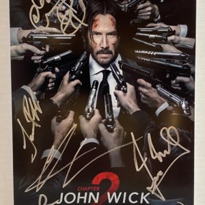 John Wick Chapter 2 cast signed autograph 8×12 photo Reeves Prime Autographs - Top Celebrity Signatures Celebrity Signatures