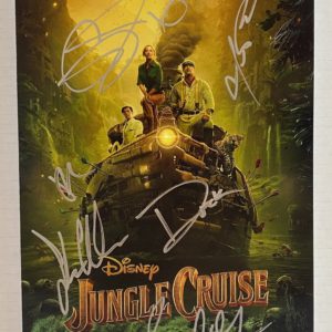 Jungle Cruise cast signed autographed 8×12 photo Johnson Prime Autographs - Top Celebrity Signatures Celebrity Signatures