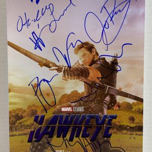 Hawkeye cast signed autographed 8×12 photo Renner Marvel Prime Autographs - Top Celebrity Signatures Celebrity Signatures