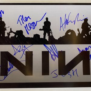 Nine Inch Nails band signed autographed 8×12 photo Trent Reznor autographs Prime Autographs - Top Celebrity Signatures Celebrity Signatures