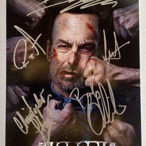 Nobody cast signed autographed 8×12 photo Odenkirk Nielsen Prime Autographs - Top Celebrity Signatures Celebrity Signatures