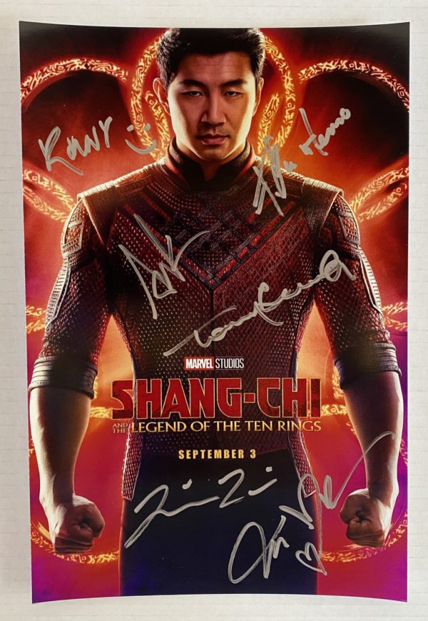 Shang-Chi and the Legend of the Ten Rings cast signed photo Prime Autographs - Top Celebrity Signatures Celebrity Signatures