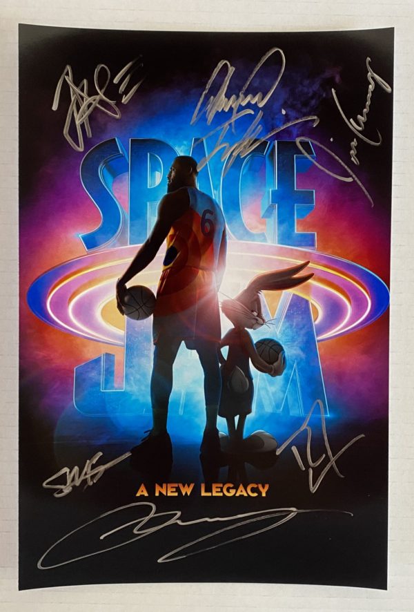 Space Jam A New Legacy cast signed autographed 8×12 photo Prime Autographs - Top Celebrity Signatures Celebrity Signatures