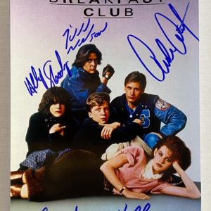 The Breakfast Club cast signed autographed 8×12 photo Nelson Prime Autographs - Top Celebrity Signatures Celebrity Signatures