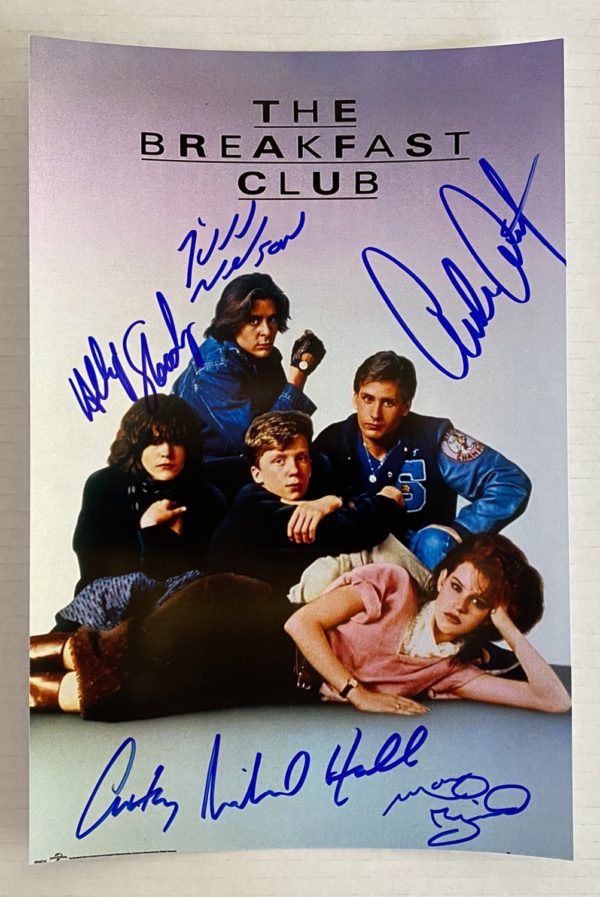 The Breakfast Club cast signed autographed 8×12 photo Nelson Prime Autographs - Top Celebrity Signatures Celebrity Signatures