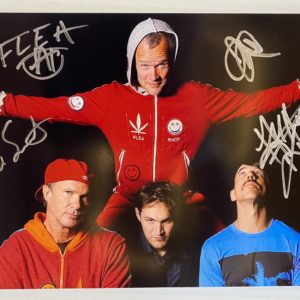 The Red Hot Chili Peppers band signed autographed 8×12 photo Anthony Kiedis autographs Prime Autographs - Top Celebrity Signatures Celebrity Signatures