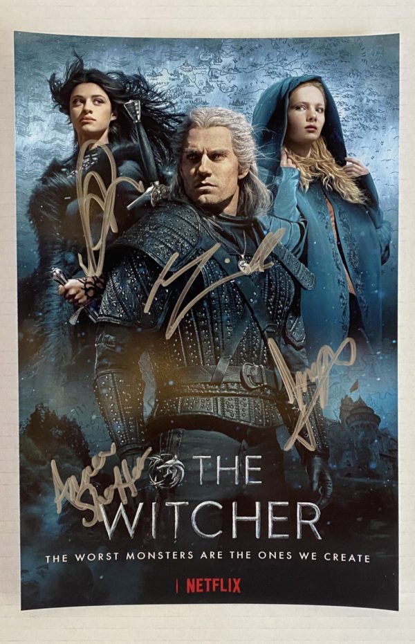 The Witcher cast signed autographed 8×12 photo Henry Cavill Prime Autographs - Top Celebrity Signatures Celebrity Signatures