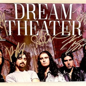 Dream Theater band signed autographed 8×12 photo James LaBrie autographs photograph Prime Autographs - Top Celebrity Signatures Celebrity Signatures