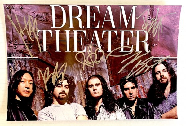 Dream Theater band signed autographed 8×12 photo James LaBrie autographs photograph Prime Autographs - Top Celebrity Signatures Celebrity Signatures