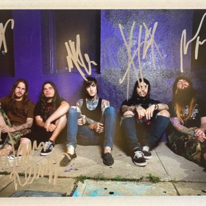 Suicide Silence band signed autographed 8×12 photo Mitch Lucker autographs photograph Prime Autographs - Top Celebrity Signatures Celebrity Signatures