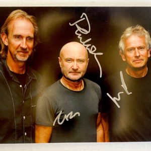 Genesis band signed autographed 8×12 photo Phil Collins autographs photograph Prime Autographs - Top Celebrity Signatures Celebrity Signatures