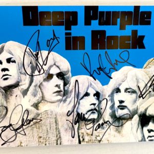 Deep Purple band signed autographed 8×12 photo Ritchie Blackmore autographs Prime Autographs - Top Celebrity Signatures Celebrity Signatures