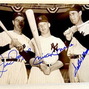 Mickey Mantle Joe DiMaggio Williams signed autograph 8×12 Prime Autographs - Top Celebrity Signatures Celebrity Signatures