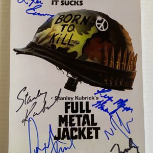 Full Metal Jacket cast signed autographed 8×12 photo Kubrick Prime Autographs - Top Celebrity Signatures Celebrity Signatures