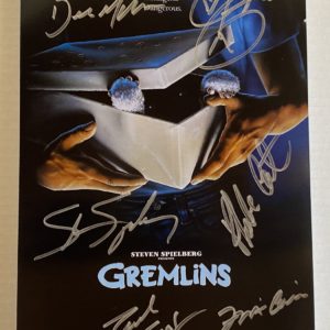 Gremlins cast signed autograph 8×12 photo Galligan Spielberg Prime Autographs - Top Celebrity Signatures Celebrity Signatures