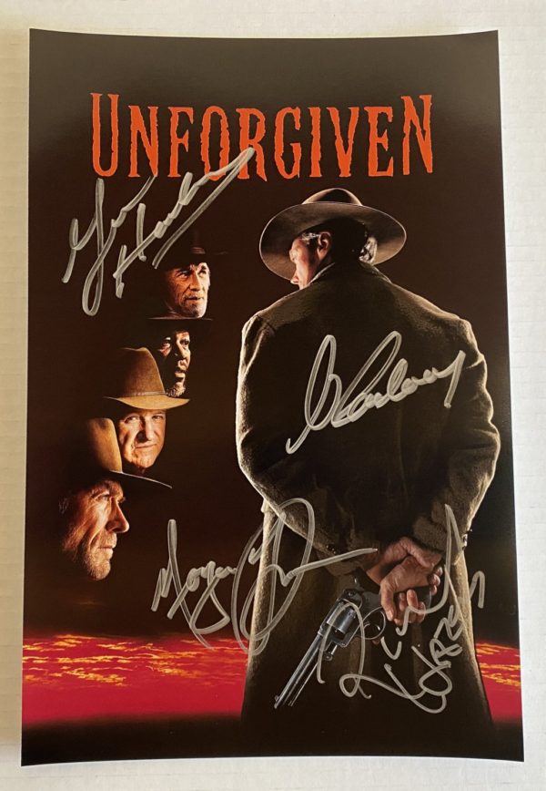 Unforgiven cast signed autographed 8×12 photo Eastwood Prime Autographs - Top Celebrity Signatures Celebrity Signatures