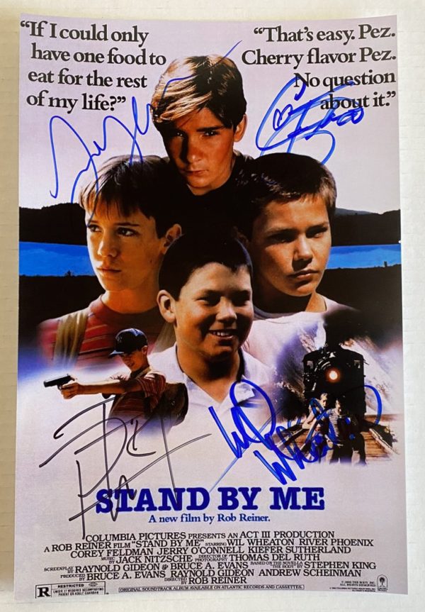 Stand By Me cast signed autograph 8×12 photo Phoenix Wheaton Prime Autographs - Top Celebrity Signatures Celebrity Signatures