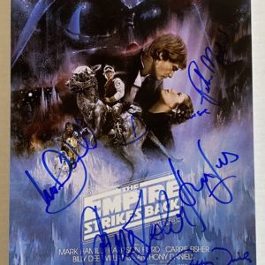 Star Wars The Empire Strikes Back cast signed autograph 8×12 Prime Autographs - Top Celebrity Signatures Celebrity Signatures