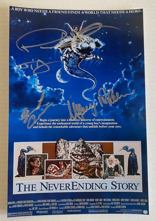 The NeverEnding Story cast signed autograph 8×12 photo Prime Autographs - Top Celebrity Signatures Celebrity Signatures