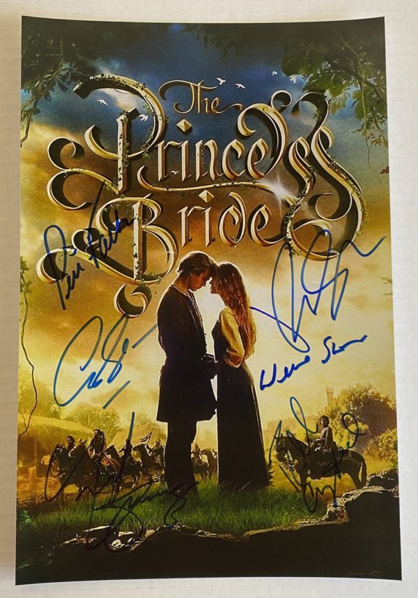 The Princess Bride cast autograph 8×12 photo Elwes Wright Prime Autographs - Top Celebrity Signatures Celebrity Signatures