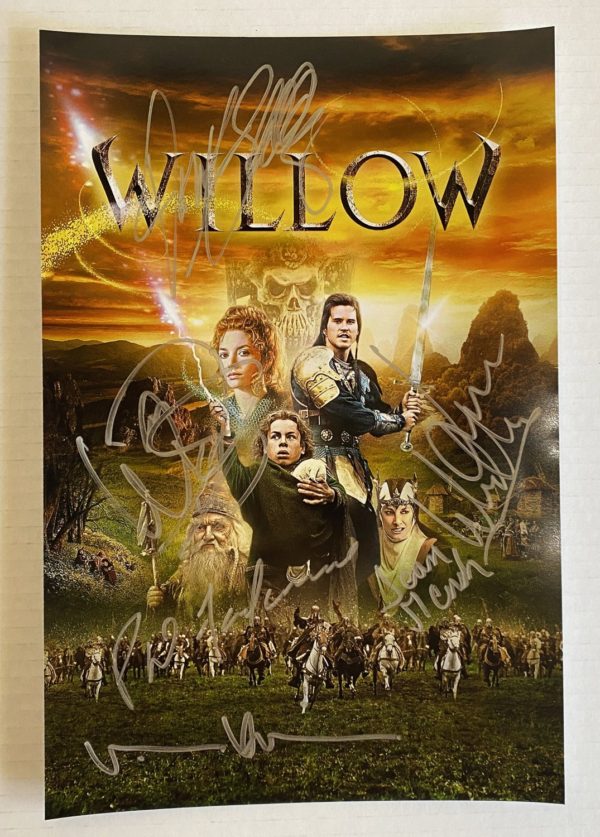 Willow cast signed autograph 8×12 photo Davis Kilmer Whalley Prime Autographs - Top Celebrity Signatures Celebrity Signatures